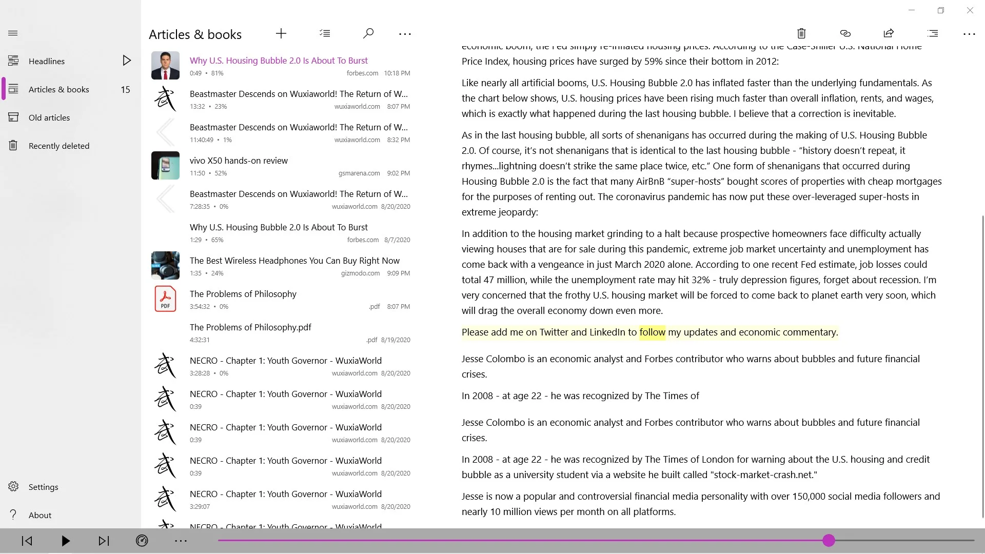 Texto a Voz Speech Central screenshot 1