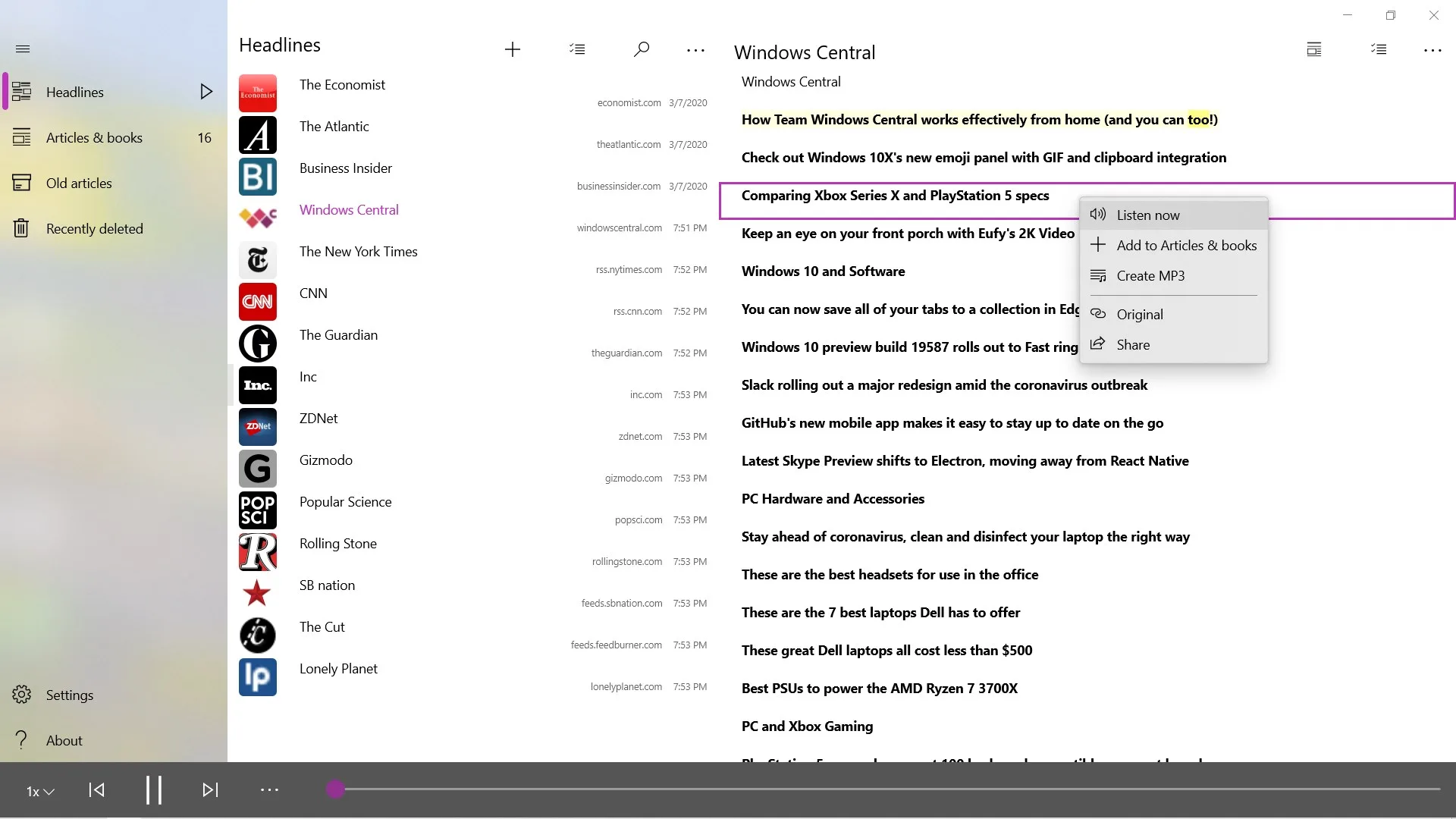 Texto a Voz Speech Central screenshot 2