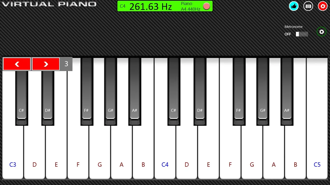 Virtual Piano screenshot 1