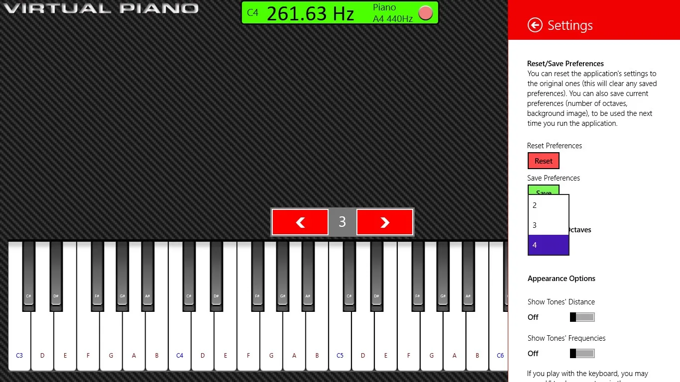 Virtual Piano screenshot 2