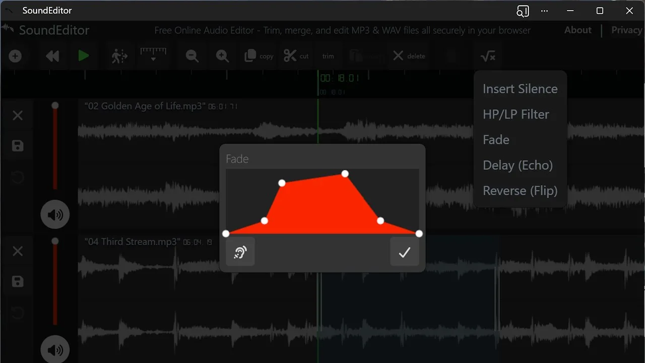 Sound Editor screenshot 2