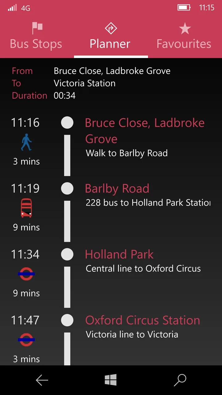 Buses Due: London bus times screenshot 2