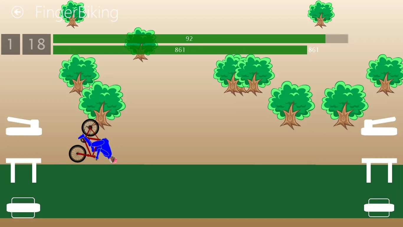 FingerBiking screenshot 3