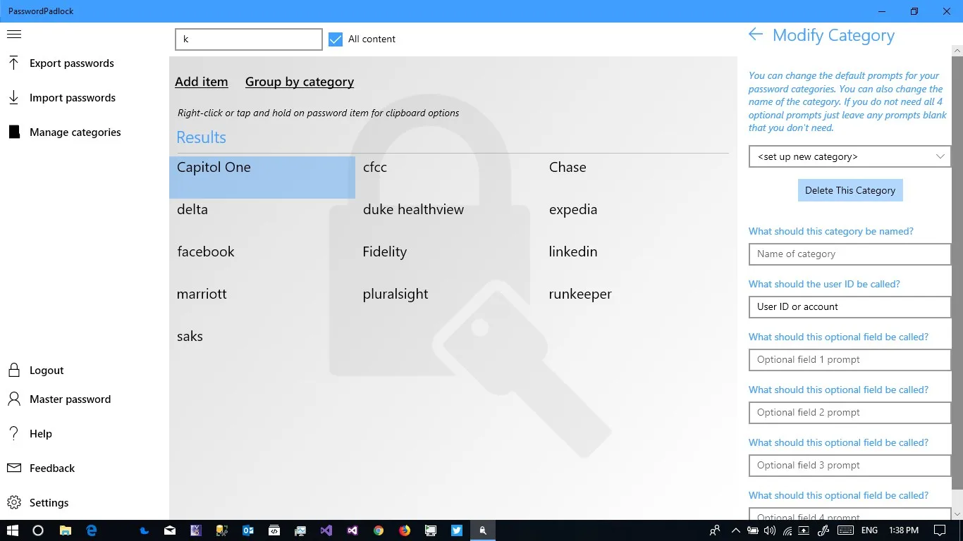 Password Padlock screenshot 2