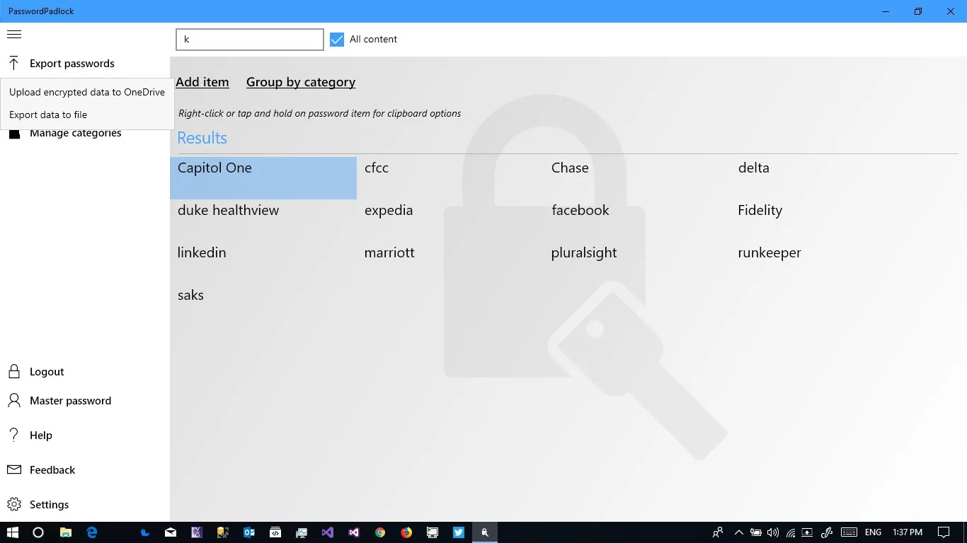Password Padlock screenshot 3