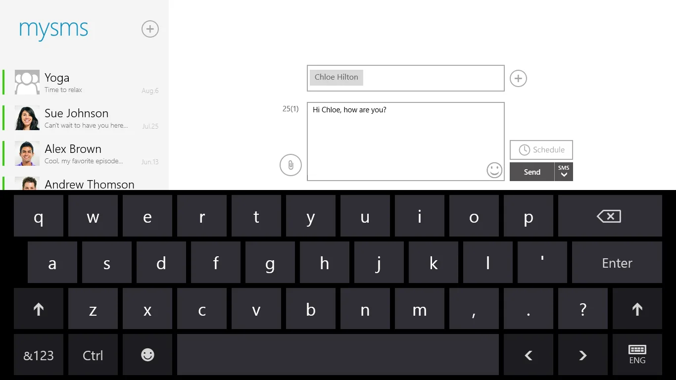 mysms - Text from Computer, Messaging screenshot 4