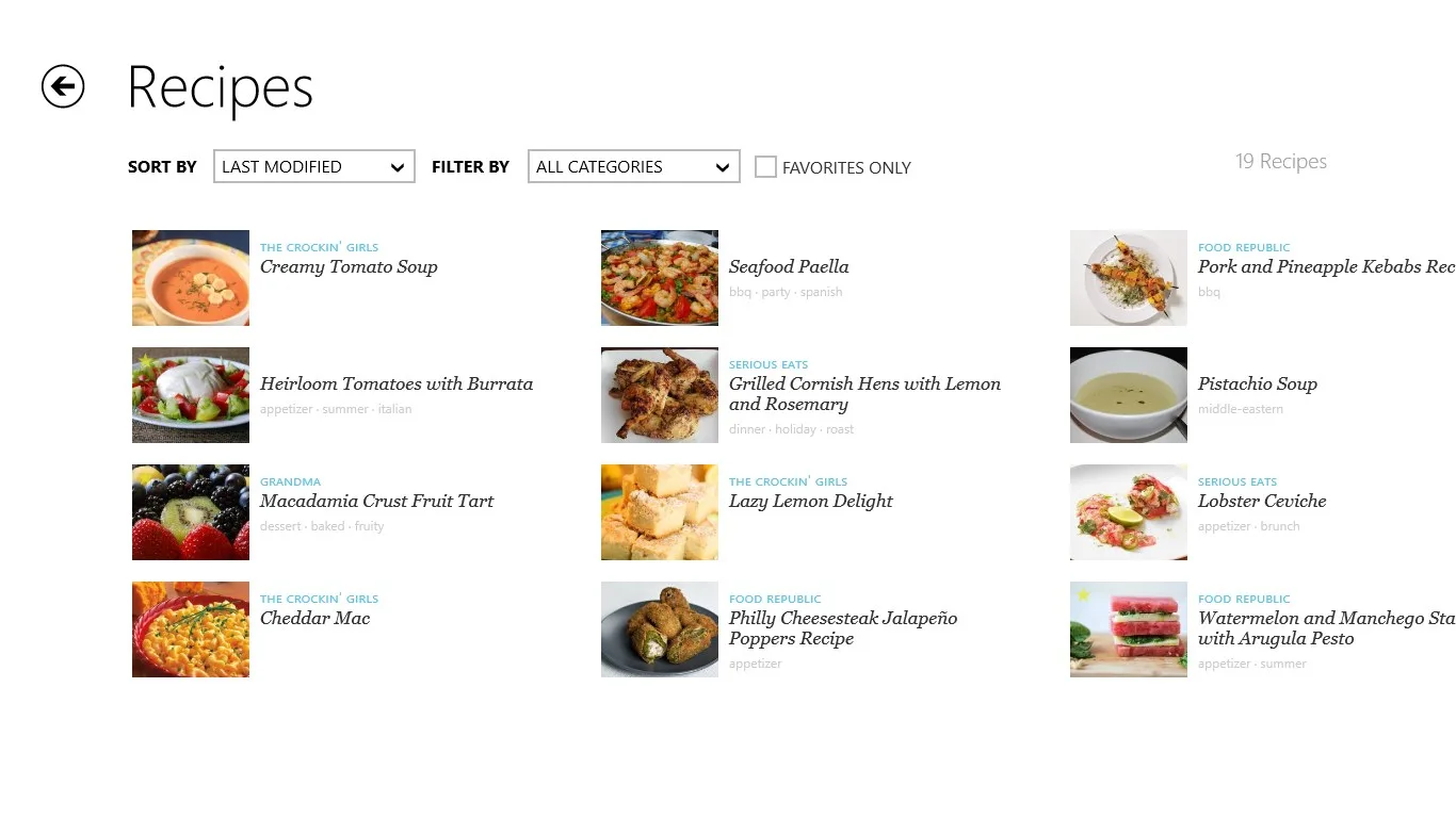 Recipe, Menu & Cooking Planner screenshot 2
