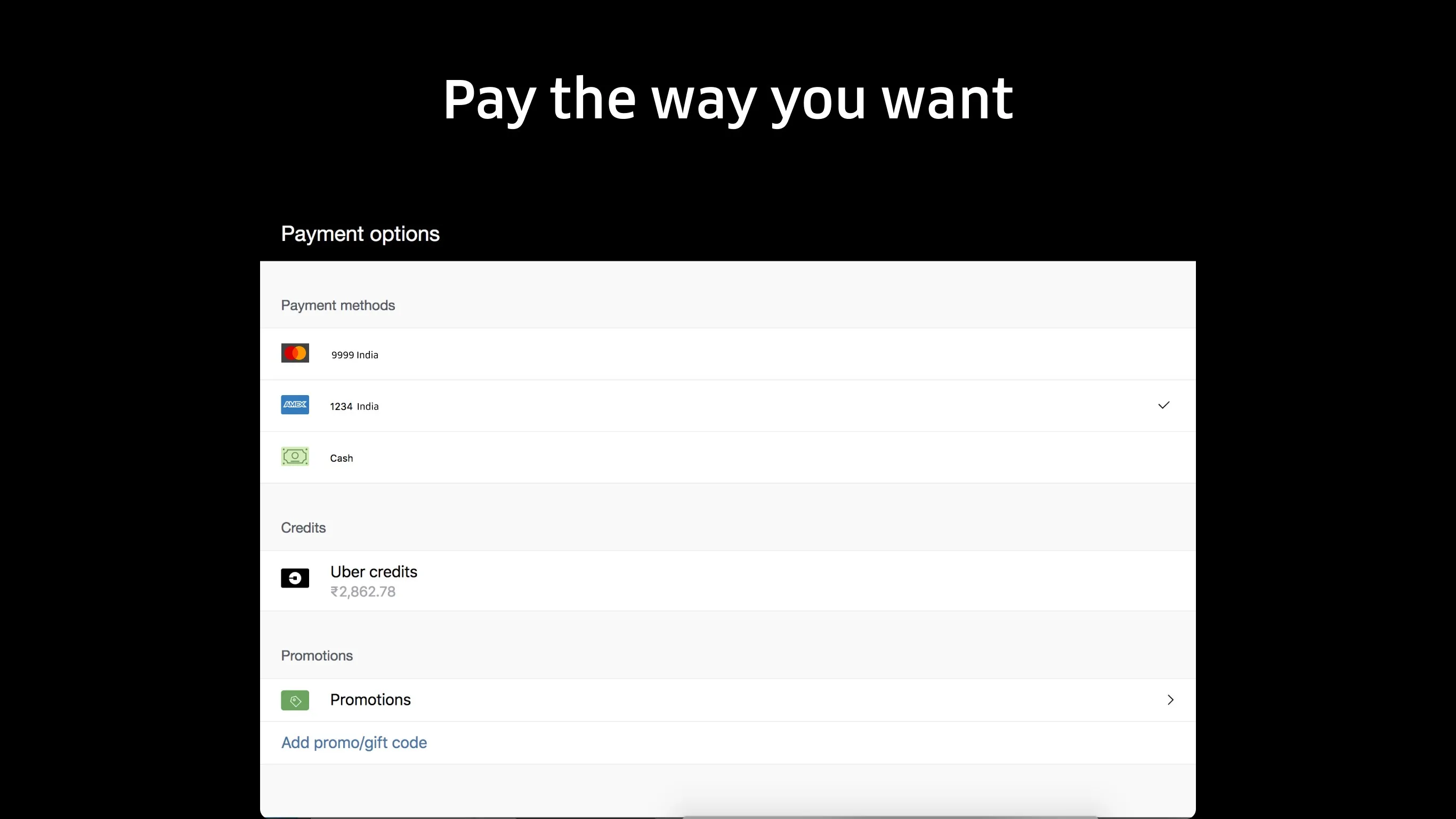 Uber screenshot 2