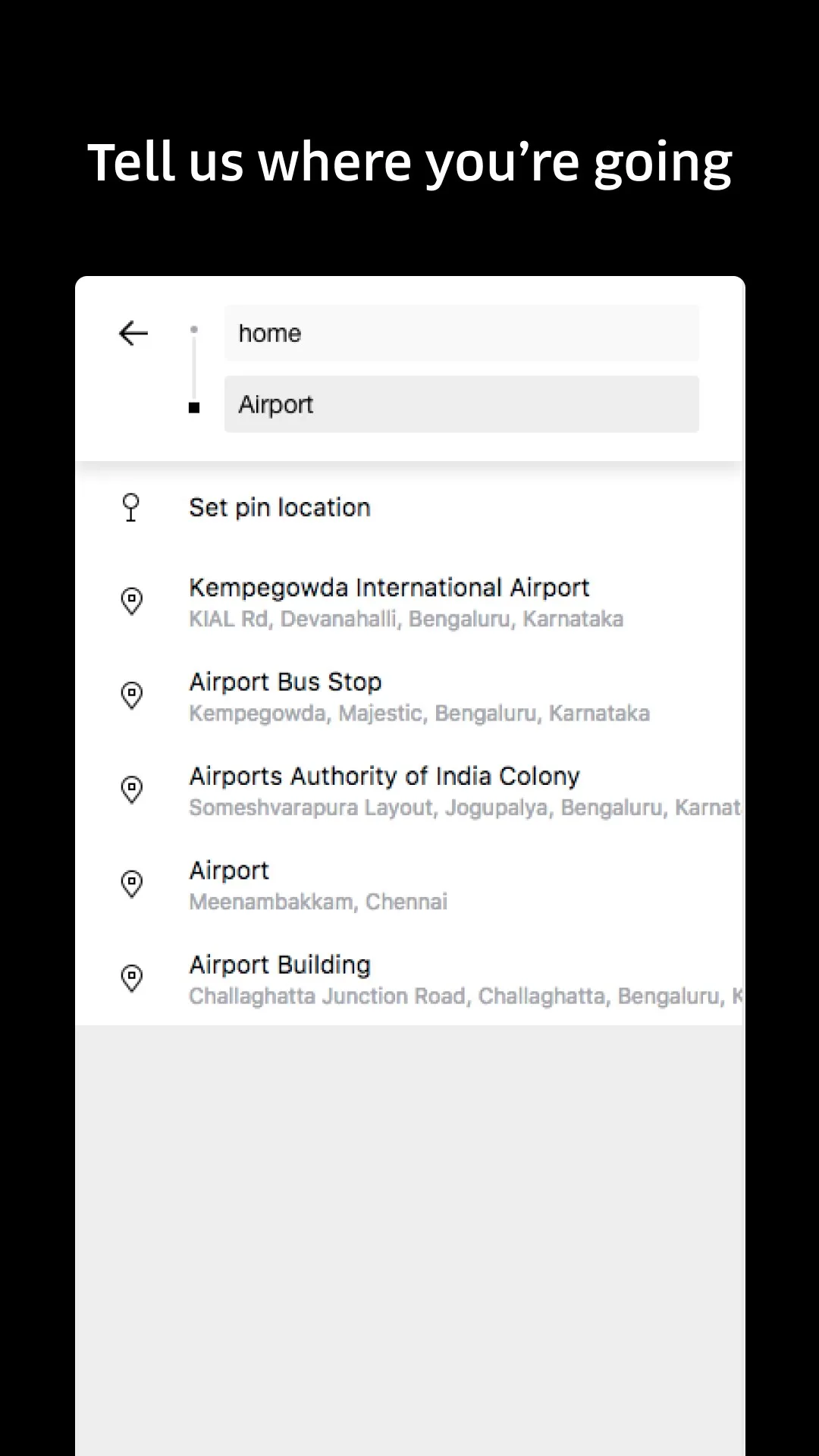 Uber screenshot 4