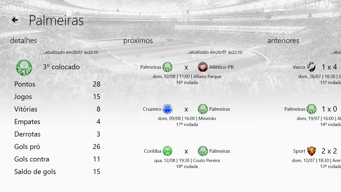 Brasileirão Série A screenshot 3