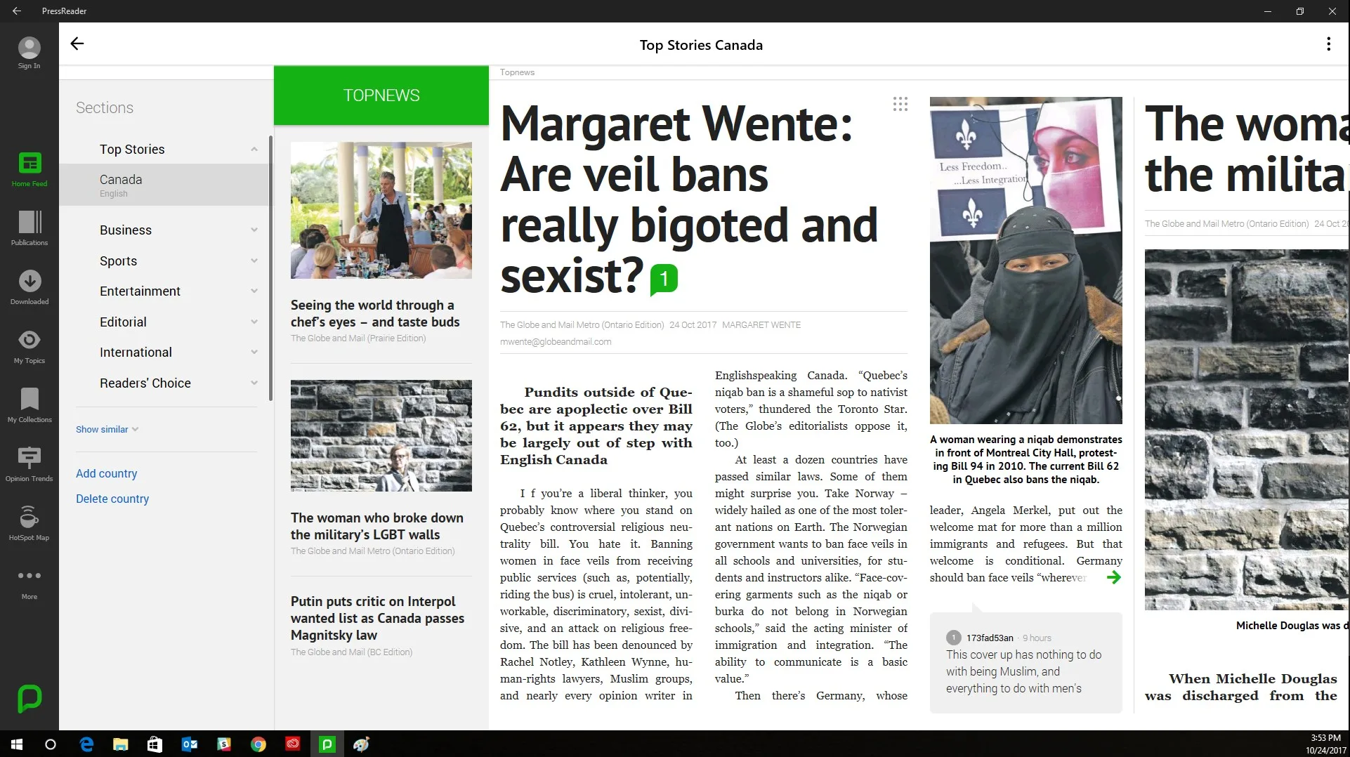PressReader screenshot 5