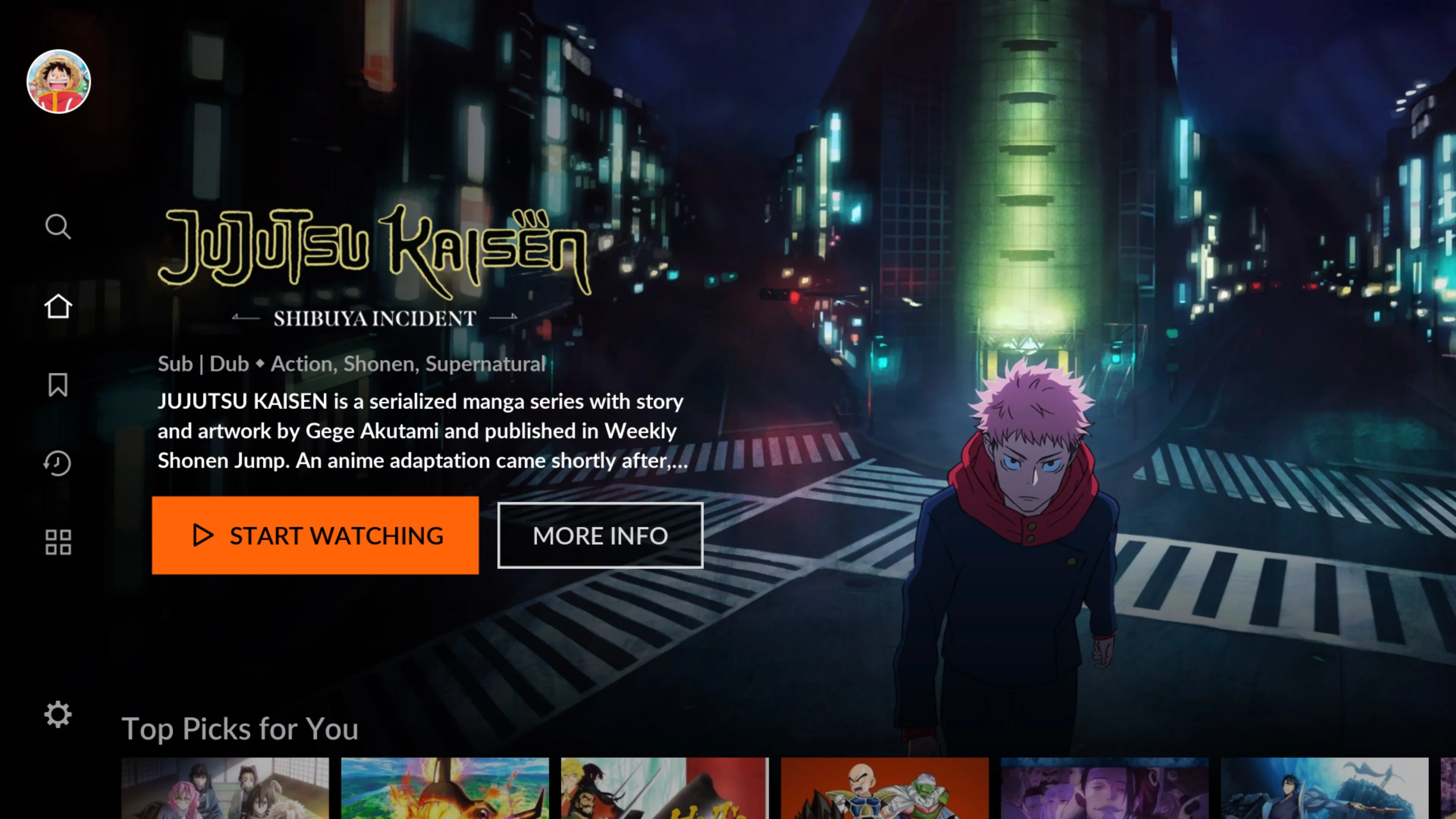 Crunchyroll screenshot 3