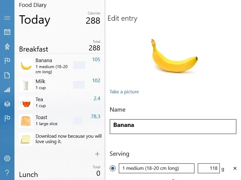 Харчовий щоденник screenshot 2