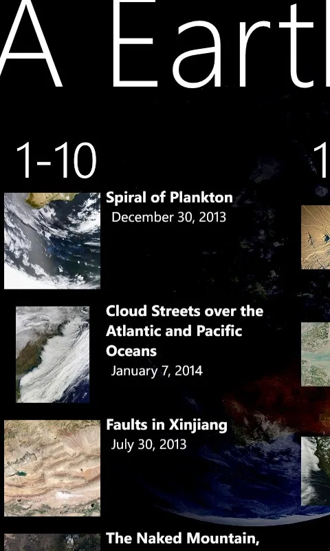 NASA Earth Observatory screenshot 3