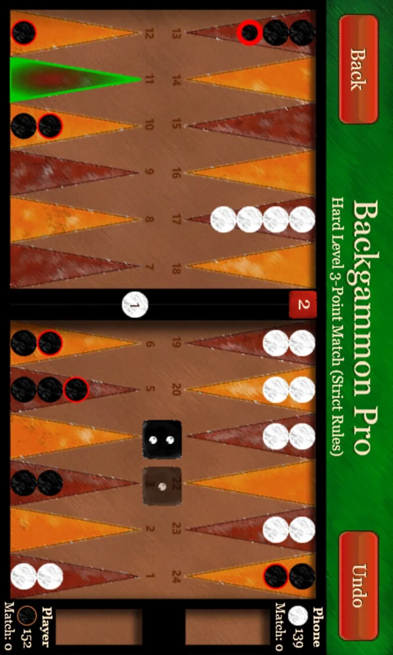 Backgammon Pro screenshot 2
