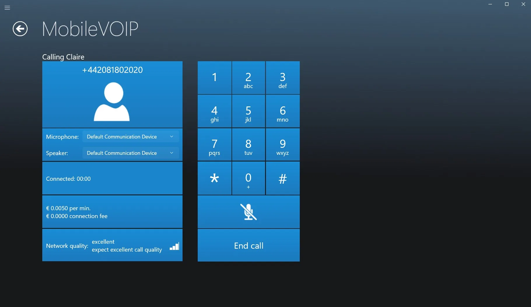 MobileVoIP screenshot 3