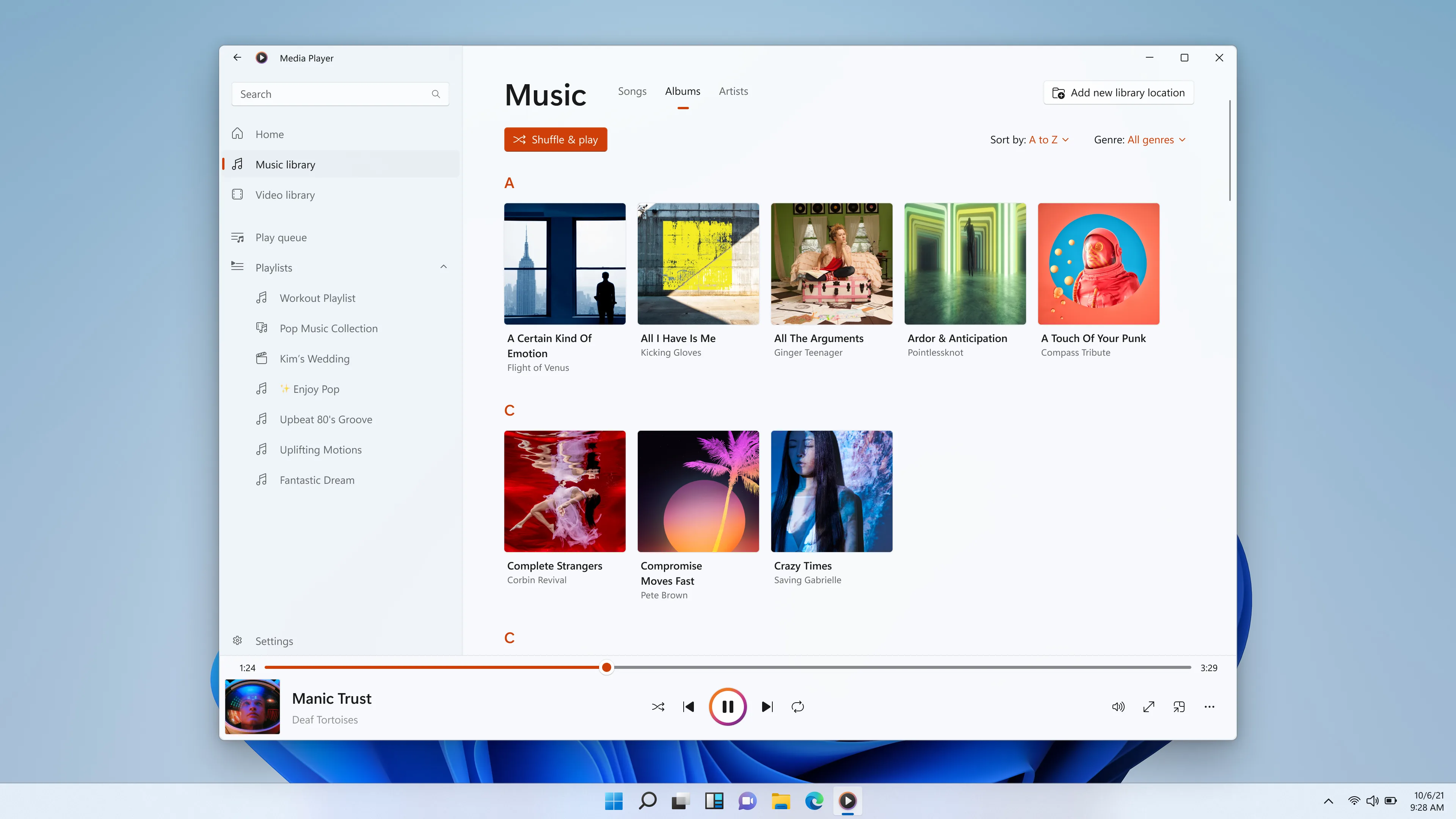 Медіапрогравач Windows screenshot 1