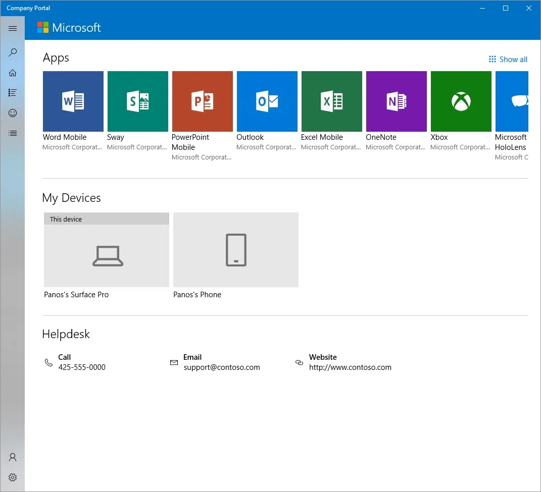 Portal de empresa screenshot 1