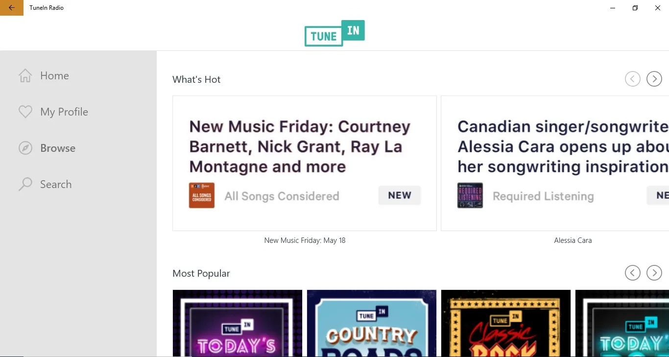TuneIn Radio screenshot 2