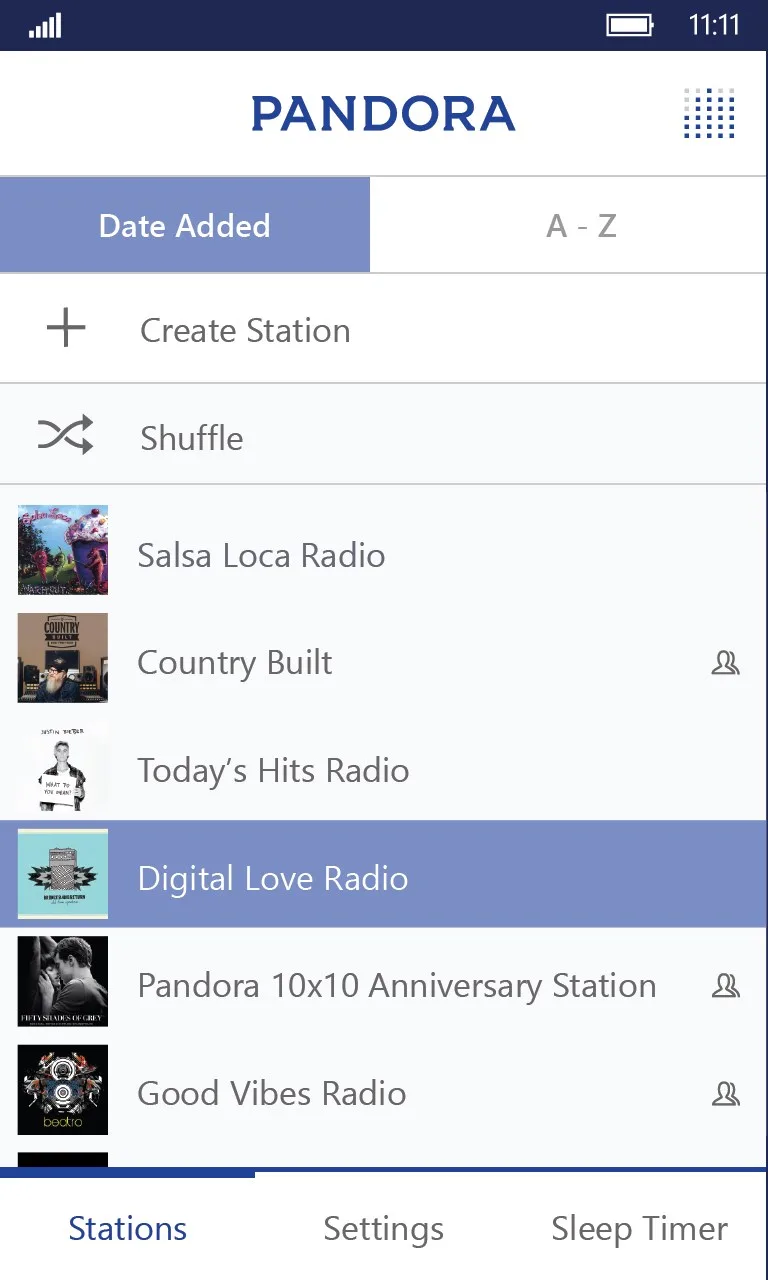 Pandora screenshot 4