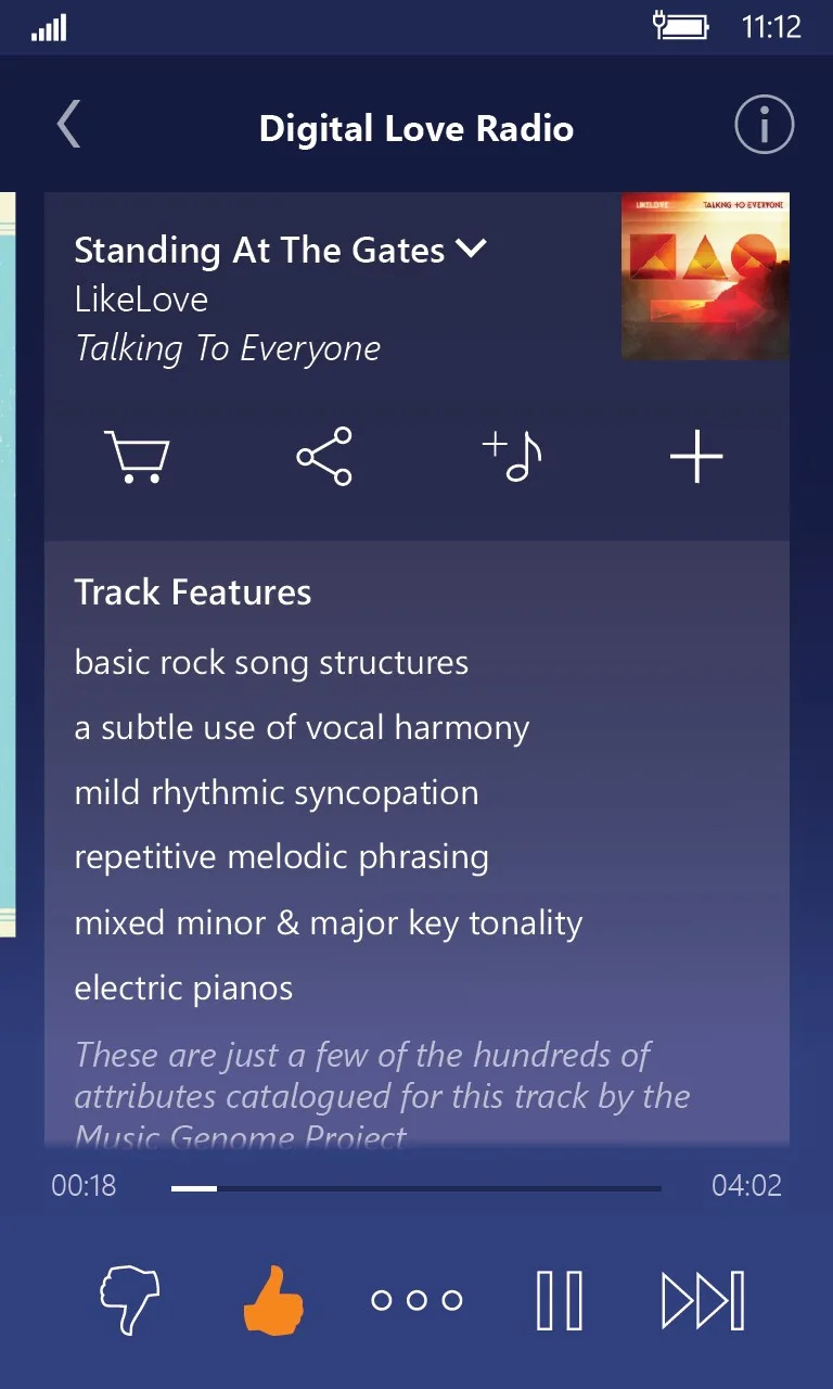 Pandora screenshot 5