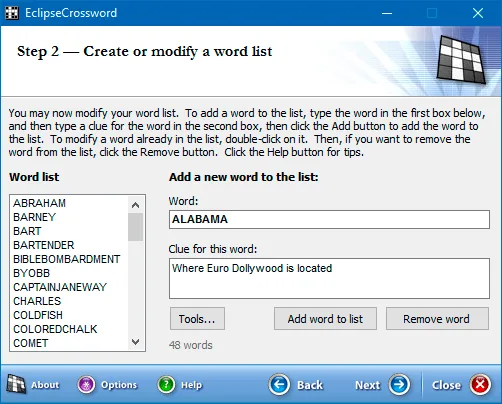 EclipseCrossword screenshot 2