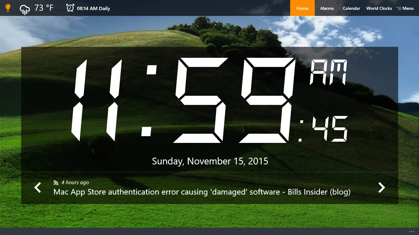 Alarm Clock HD screenshot 1