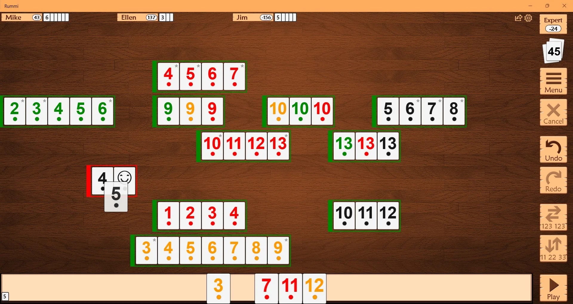 Rummi screenshot 1