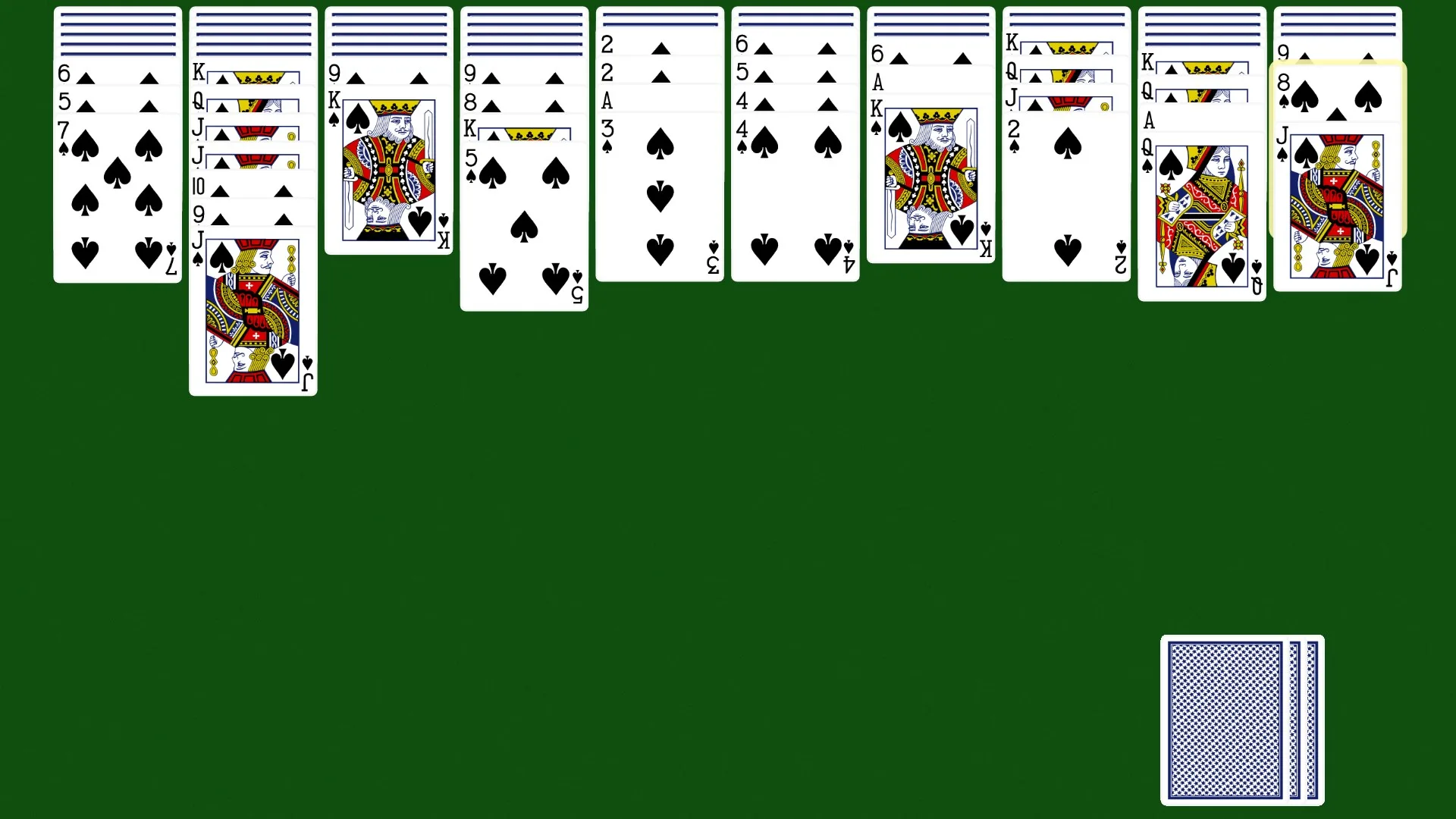 Spider Solitaire ! screenshot 2
