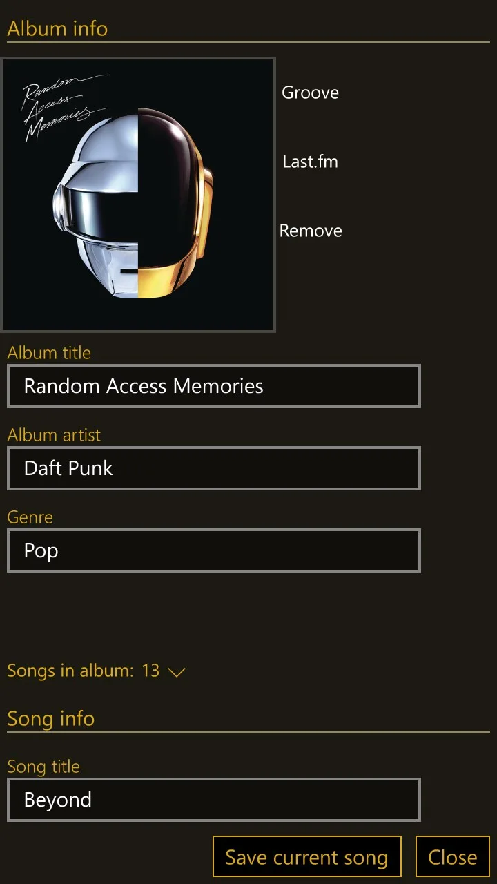 Loco music player screenshot 1
