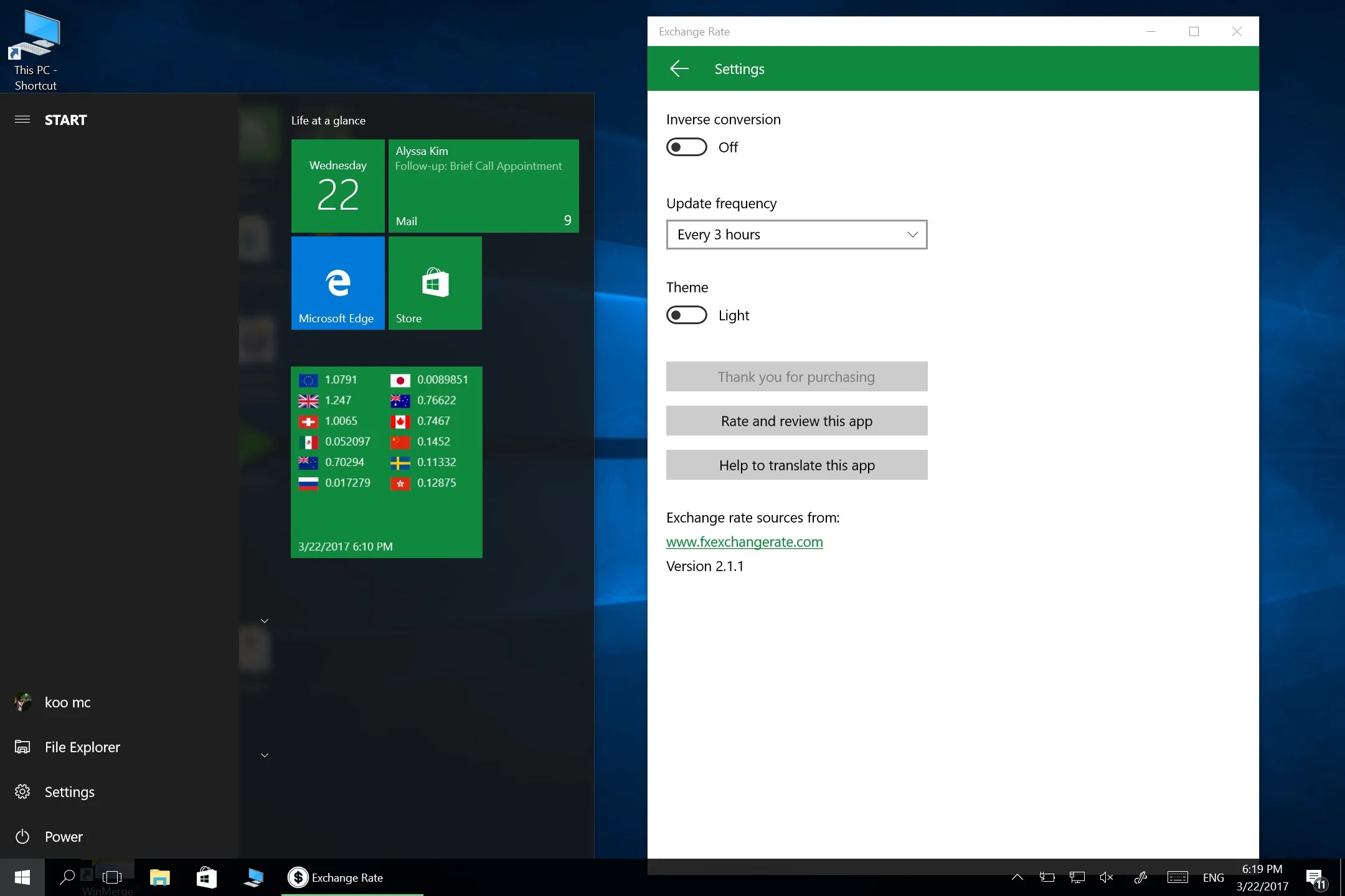 Tipo de cambio screenshot 1