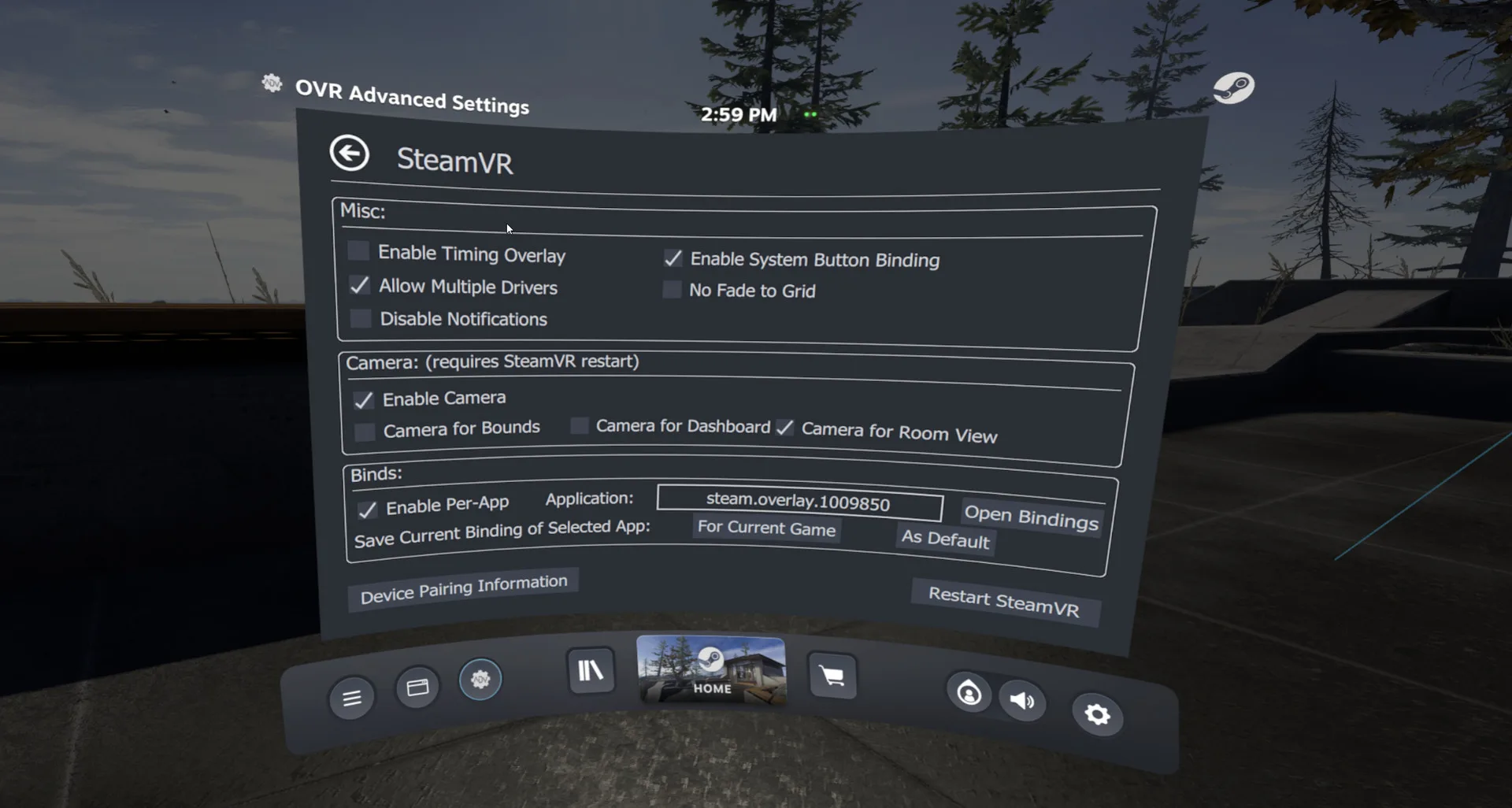 OVR Advanced Settings screenshot 5