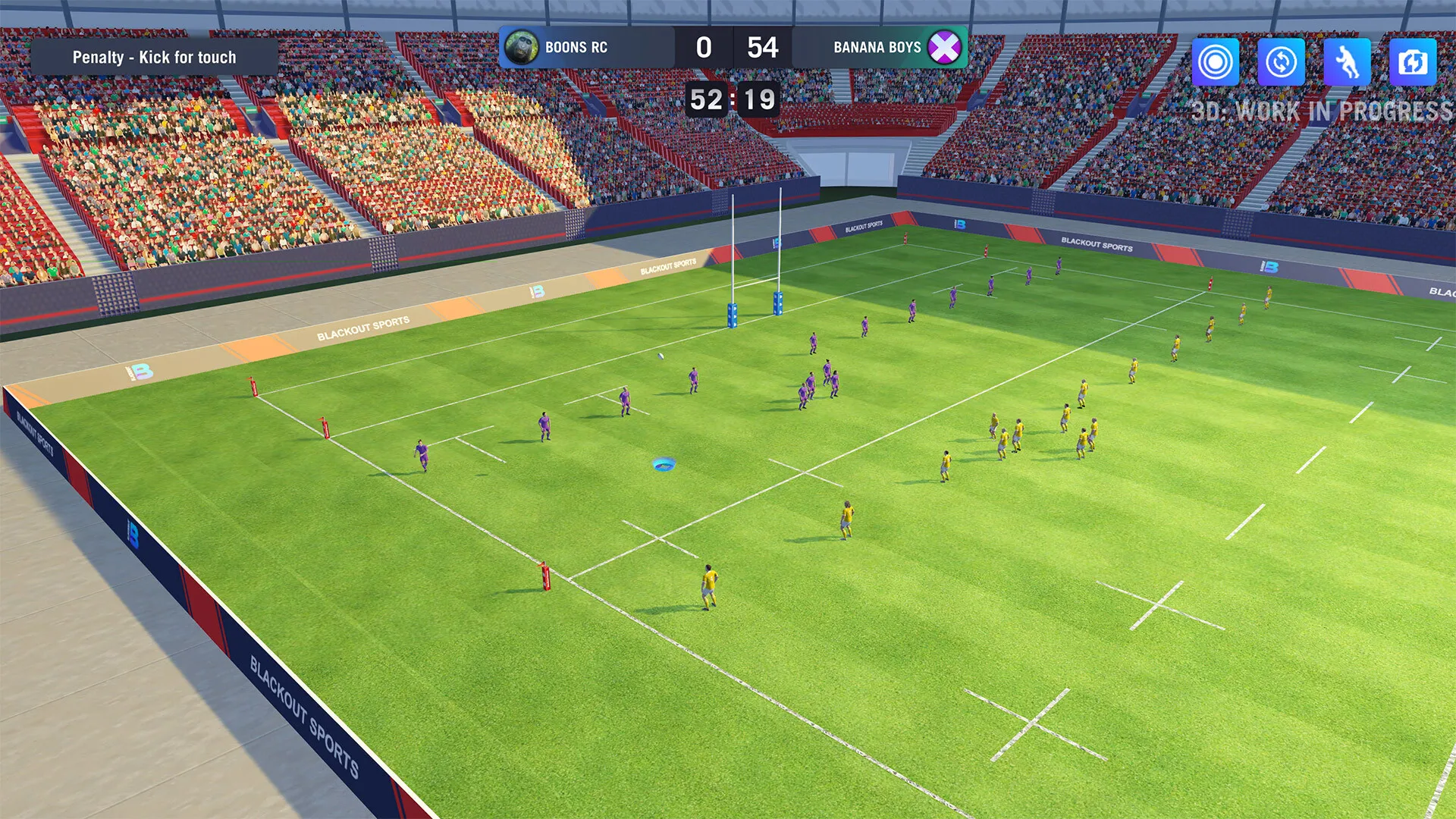 Blackout Rugby - World Cup Edition screenshot 2