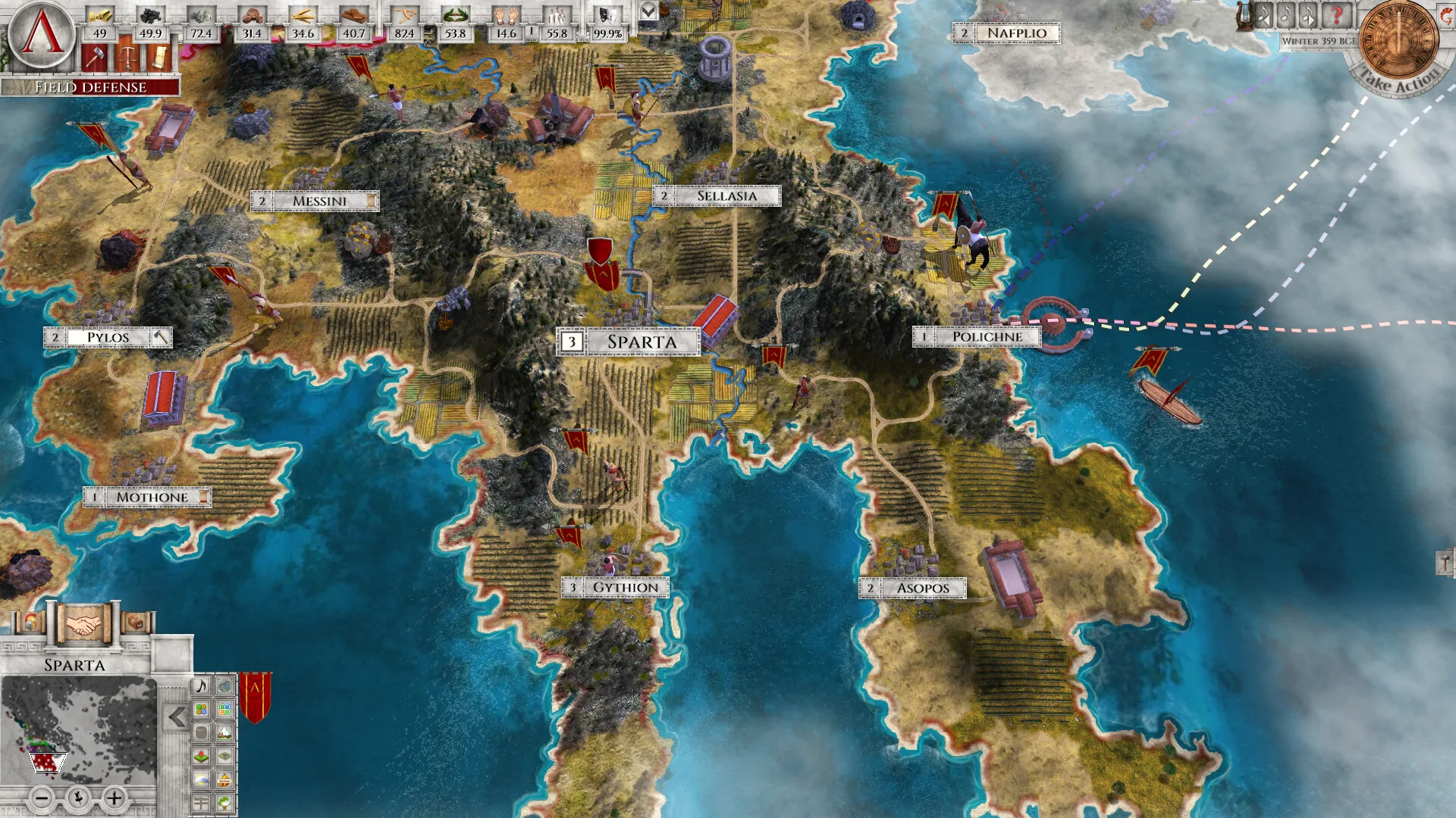 Imperiums: Greek Wars screenshot 1