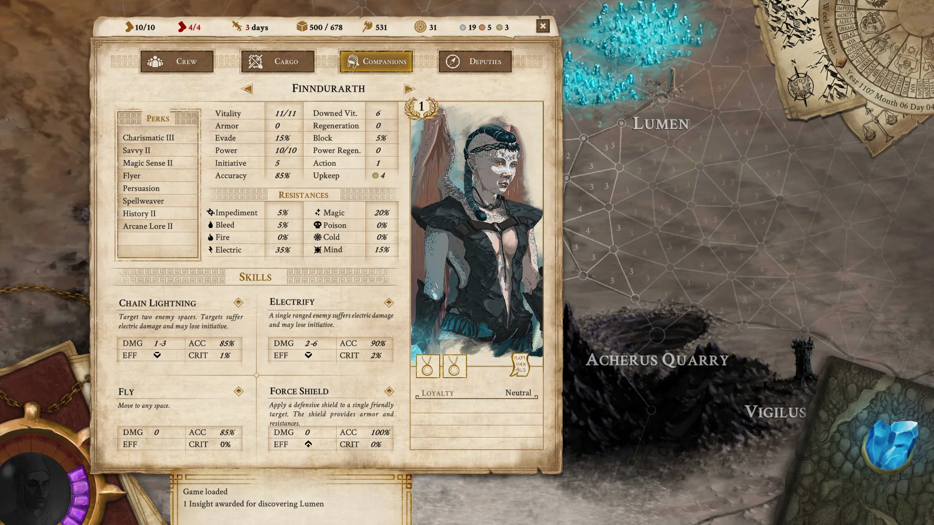 Vagrus - The Riven Realms: Demo (Prologue) screenshot 1