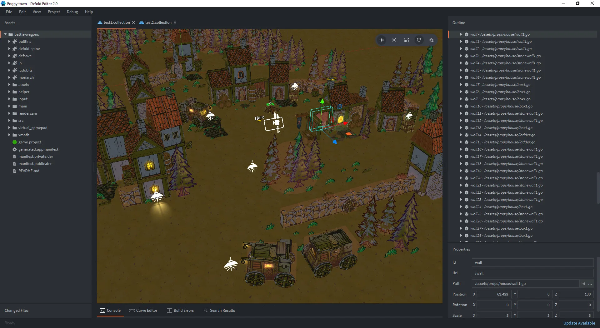 Defold screenshot 1