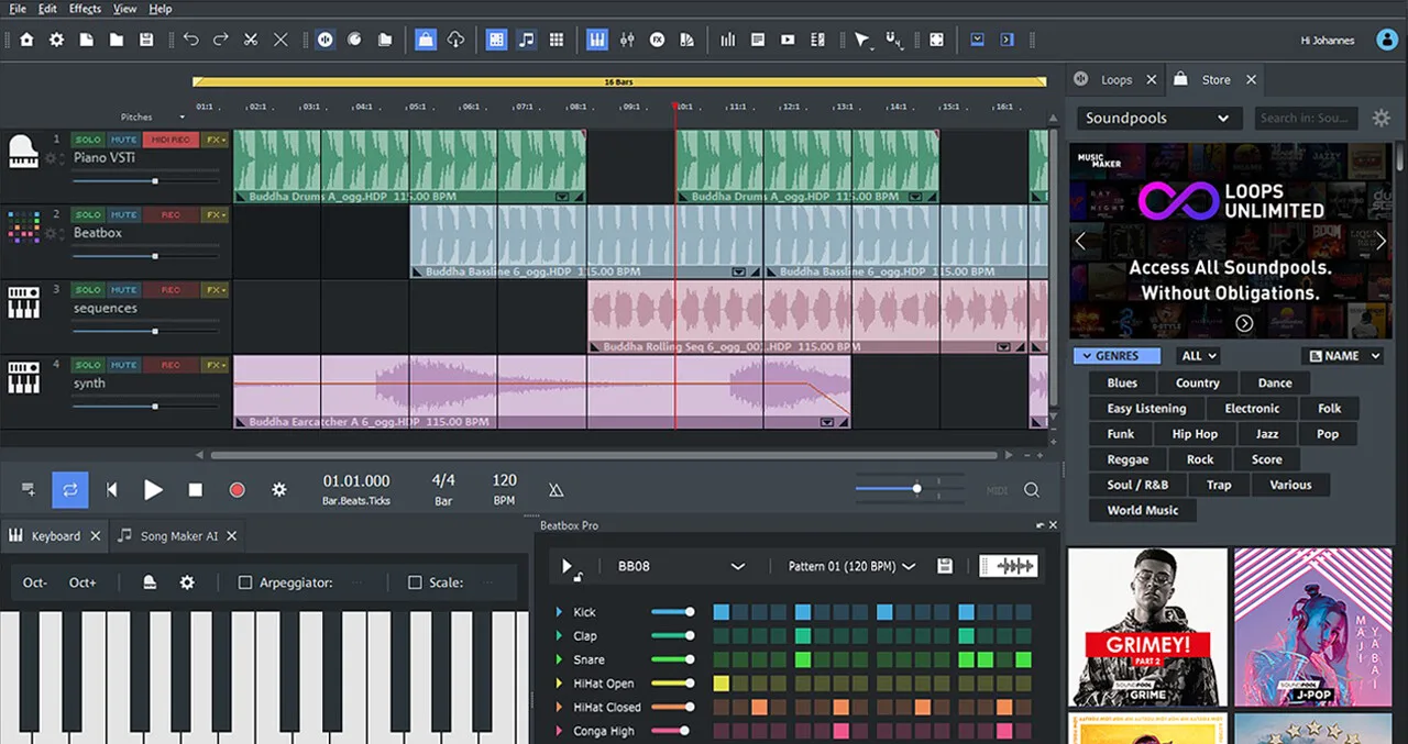 Music Maker Free Steam Edition screenshot 2