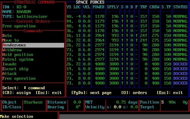 STAR FLEET II - Krellan Commander Version 2.0 screenshot 3