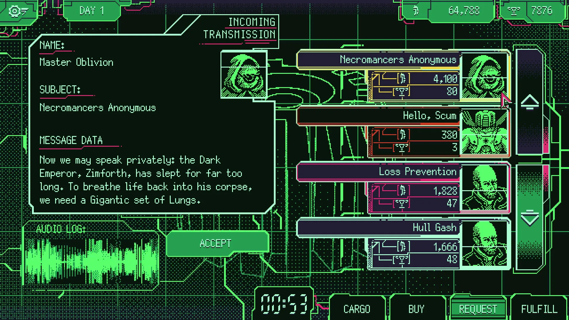 Space Warlord Organ Trading Simulator screenshot 2