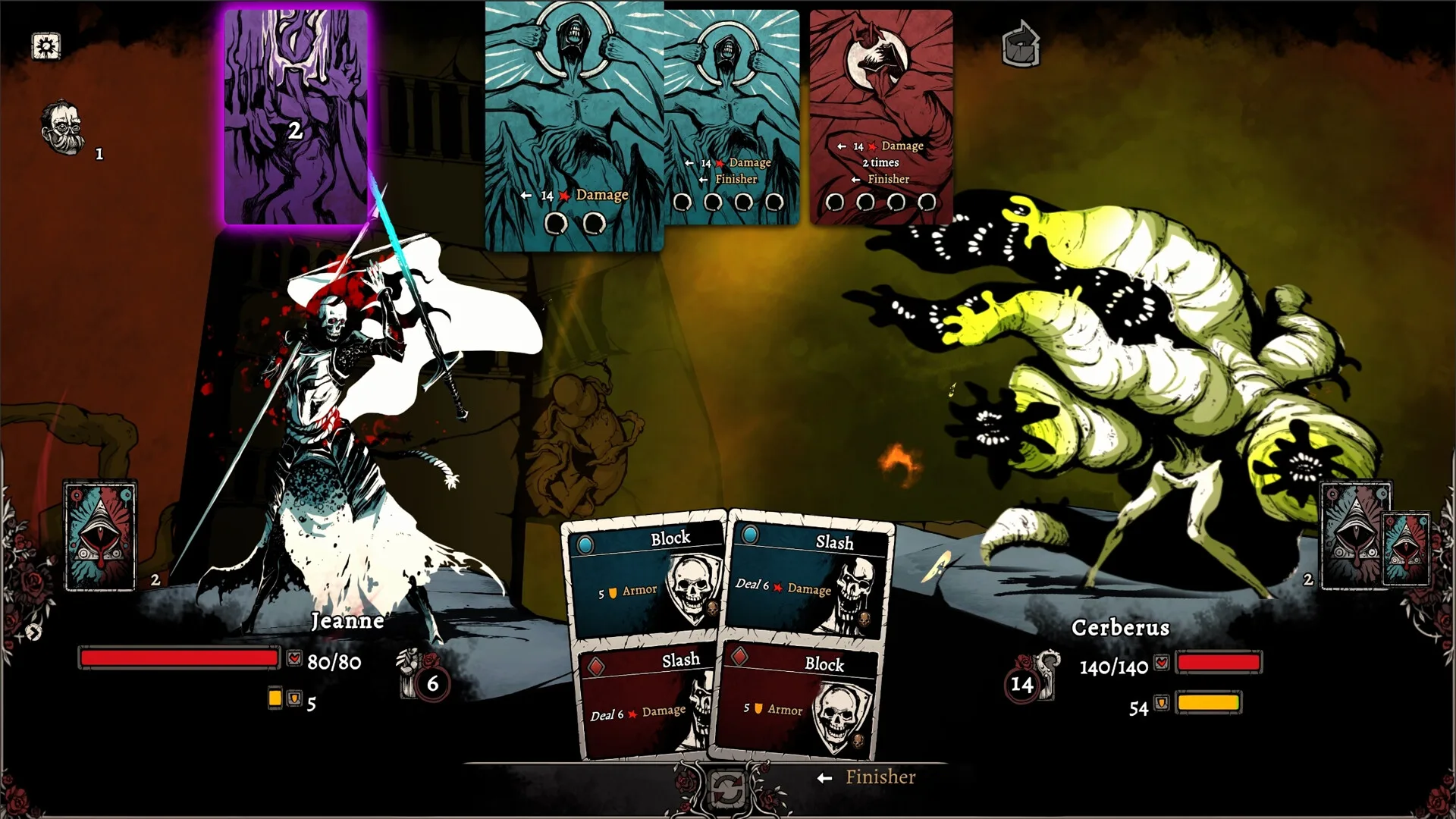 Nadir: A Grimdark Deckbuilder screenshot 1