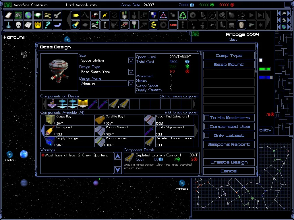 Space Empires IV Deluxe screenshot 1