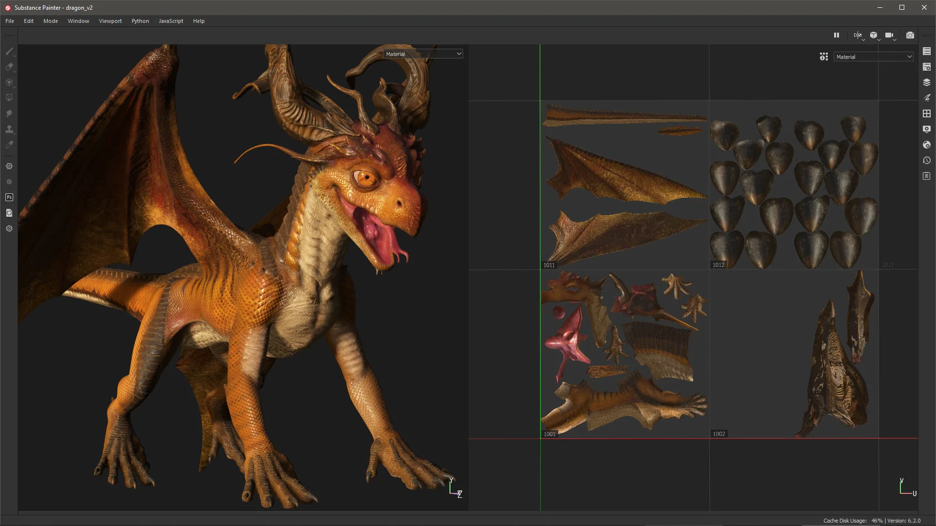 Substance 3D Painter 2022 screenshot 4