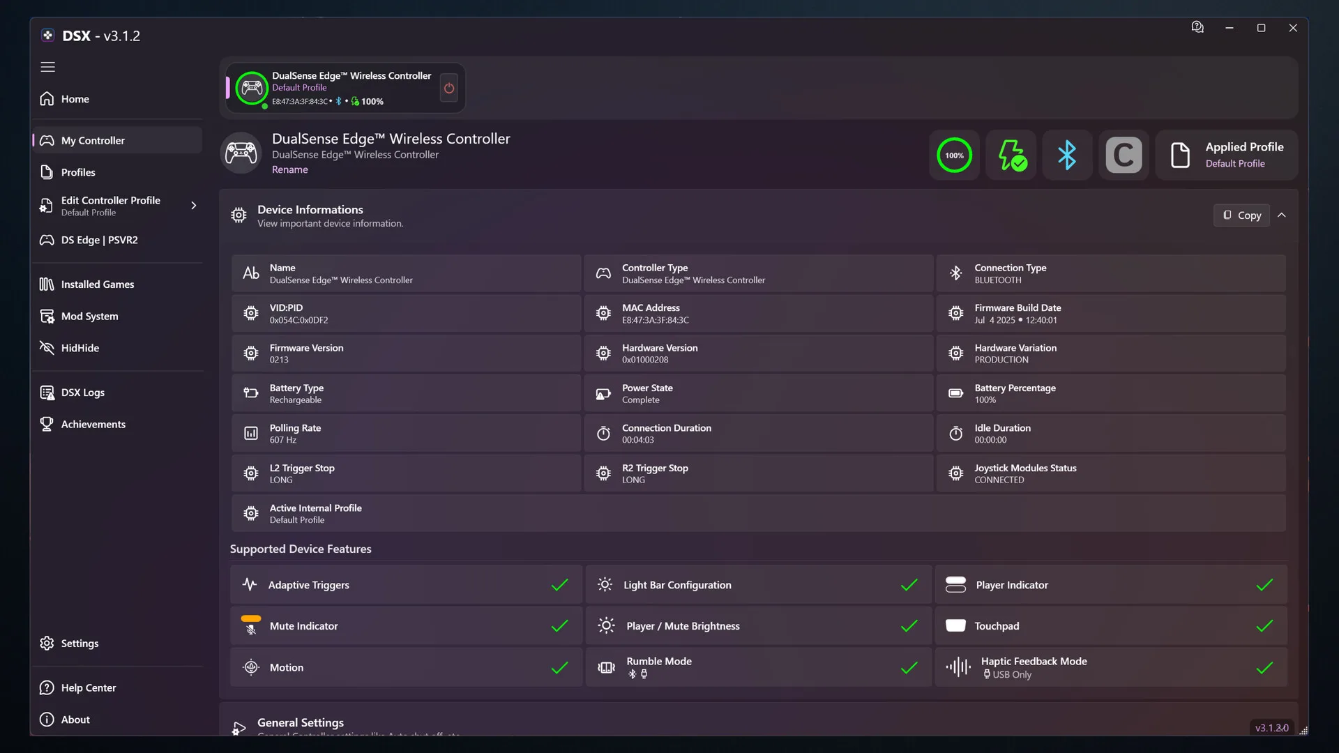 DSX screenshot 3