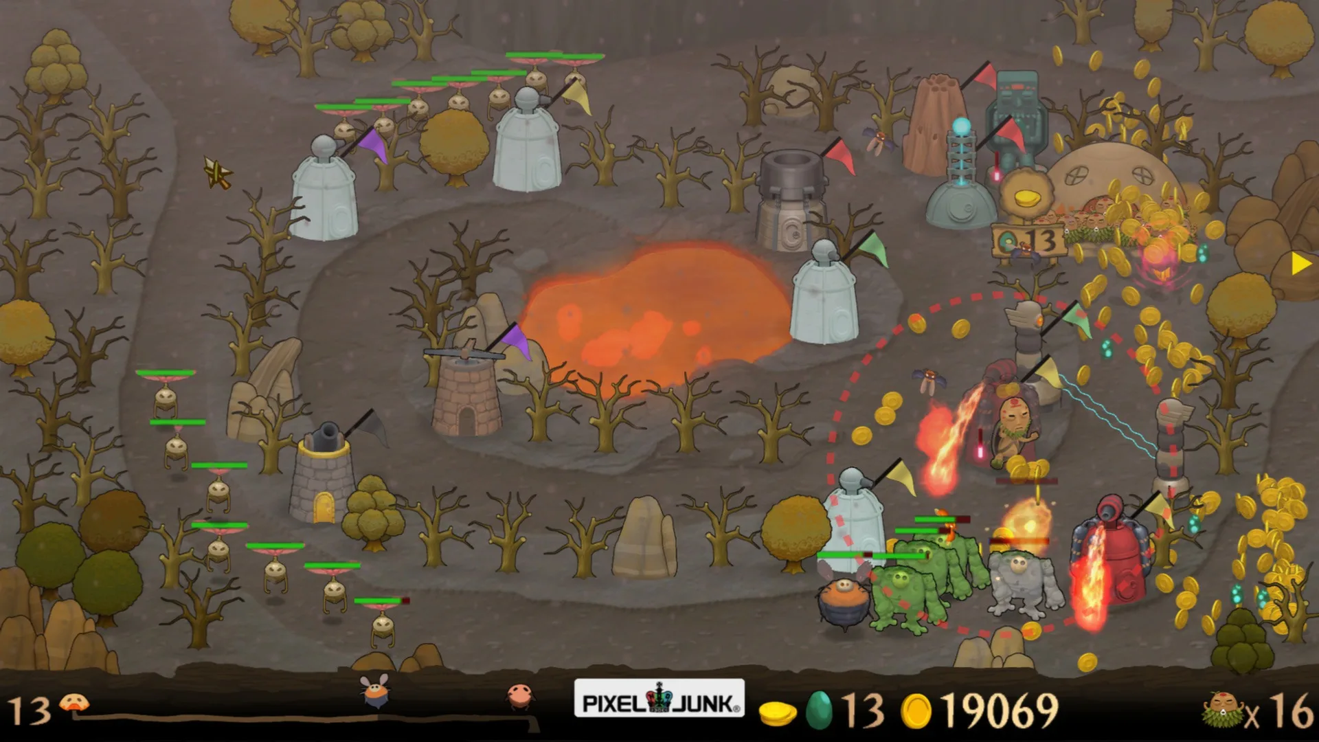 PixelJunk™ Monsters Ultimate screenshot 1