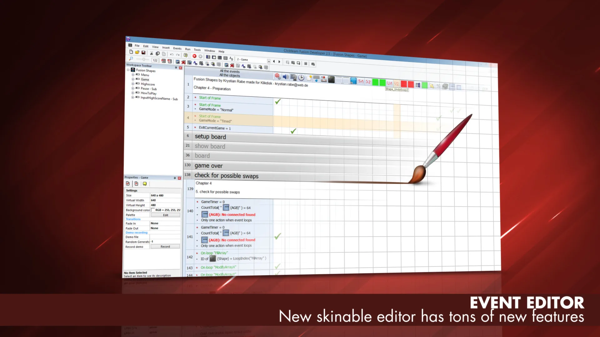 Clickteam Fusion 2.5 screenshot 2