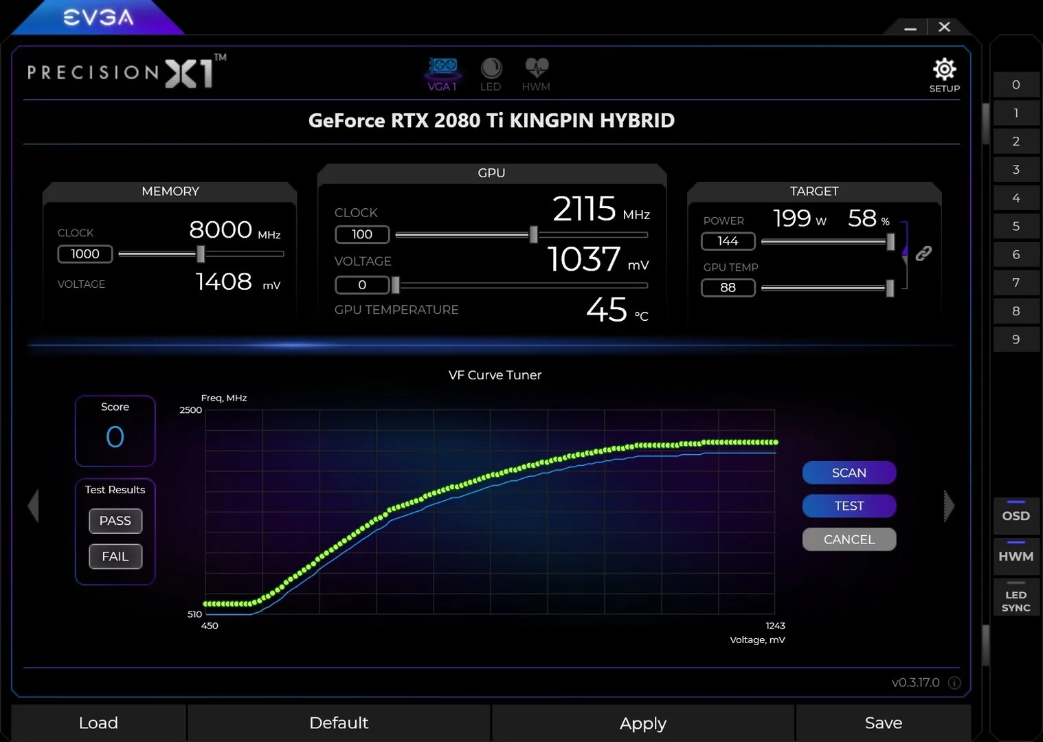 EVGA Precision X1 screenshot 4