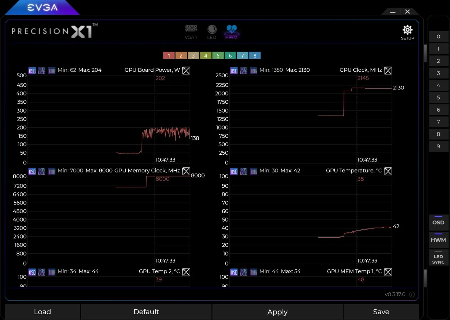EVGA Precision X1 screenshot 5