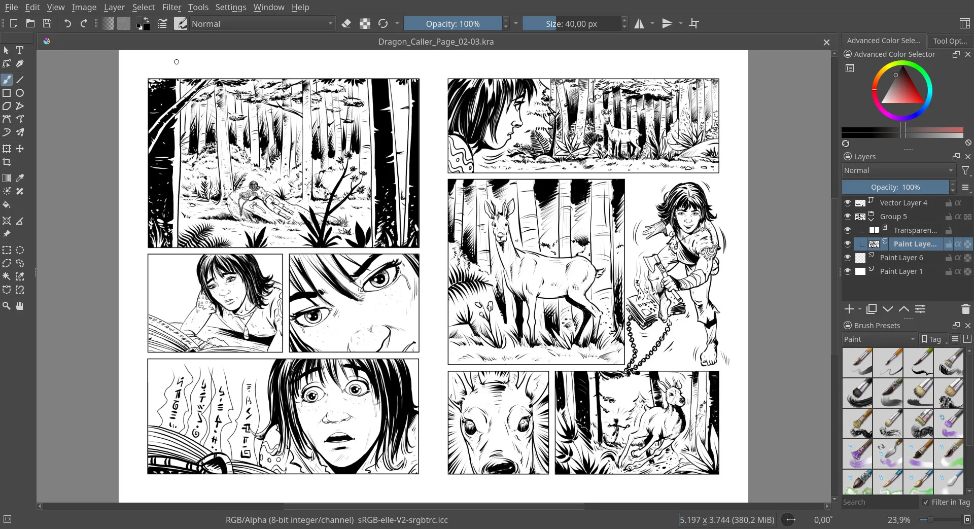 Krita screenshot 2