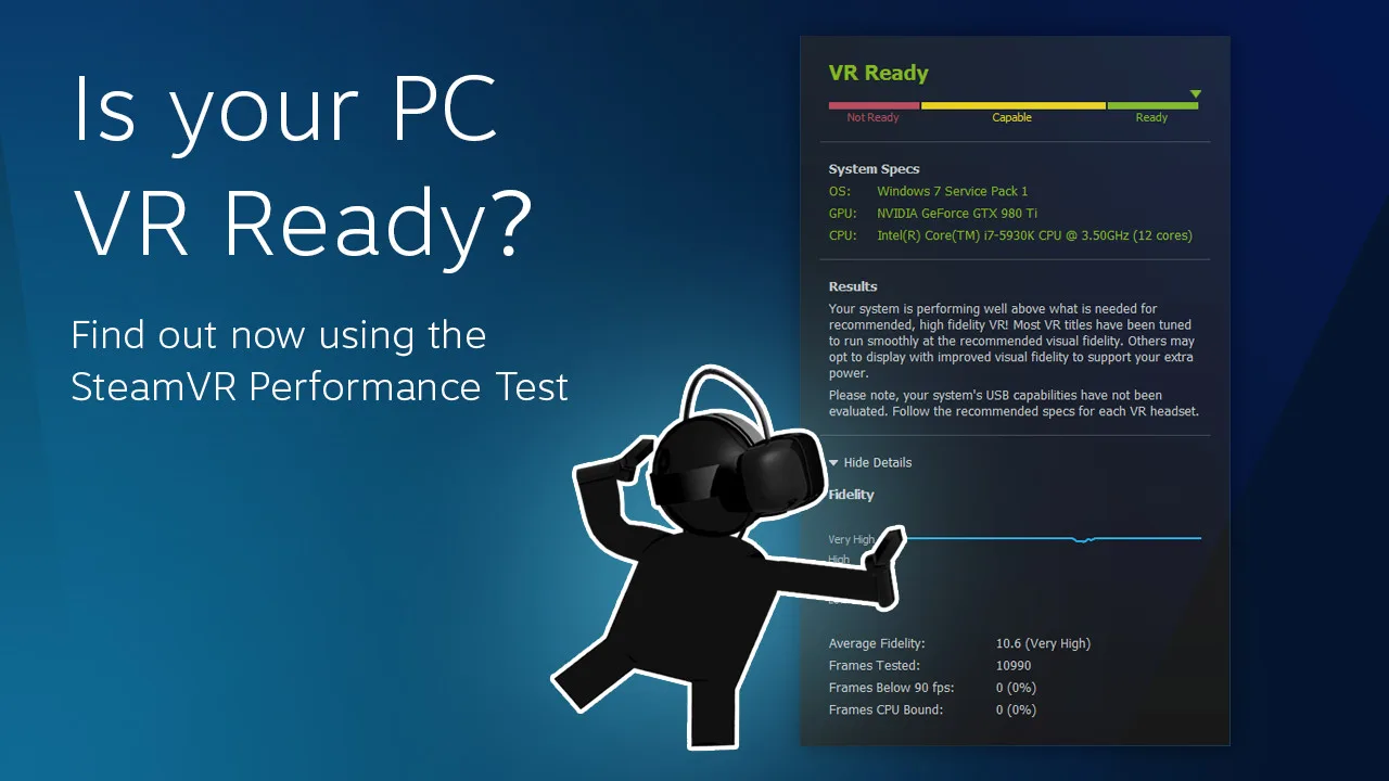 SteamVR Performance Test screenshot 1