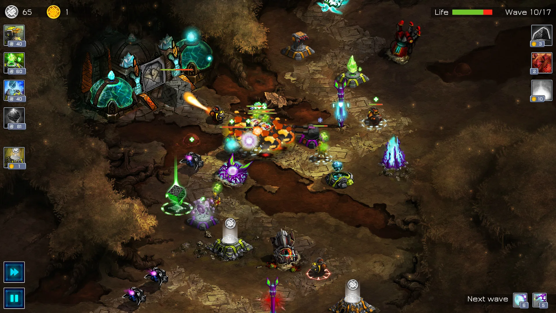 Ancient Planet Tower Defense screenshot 2